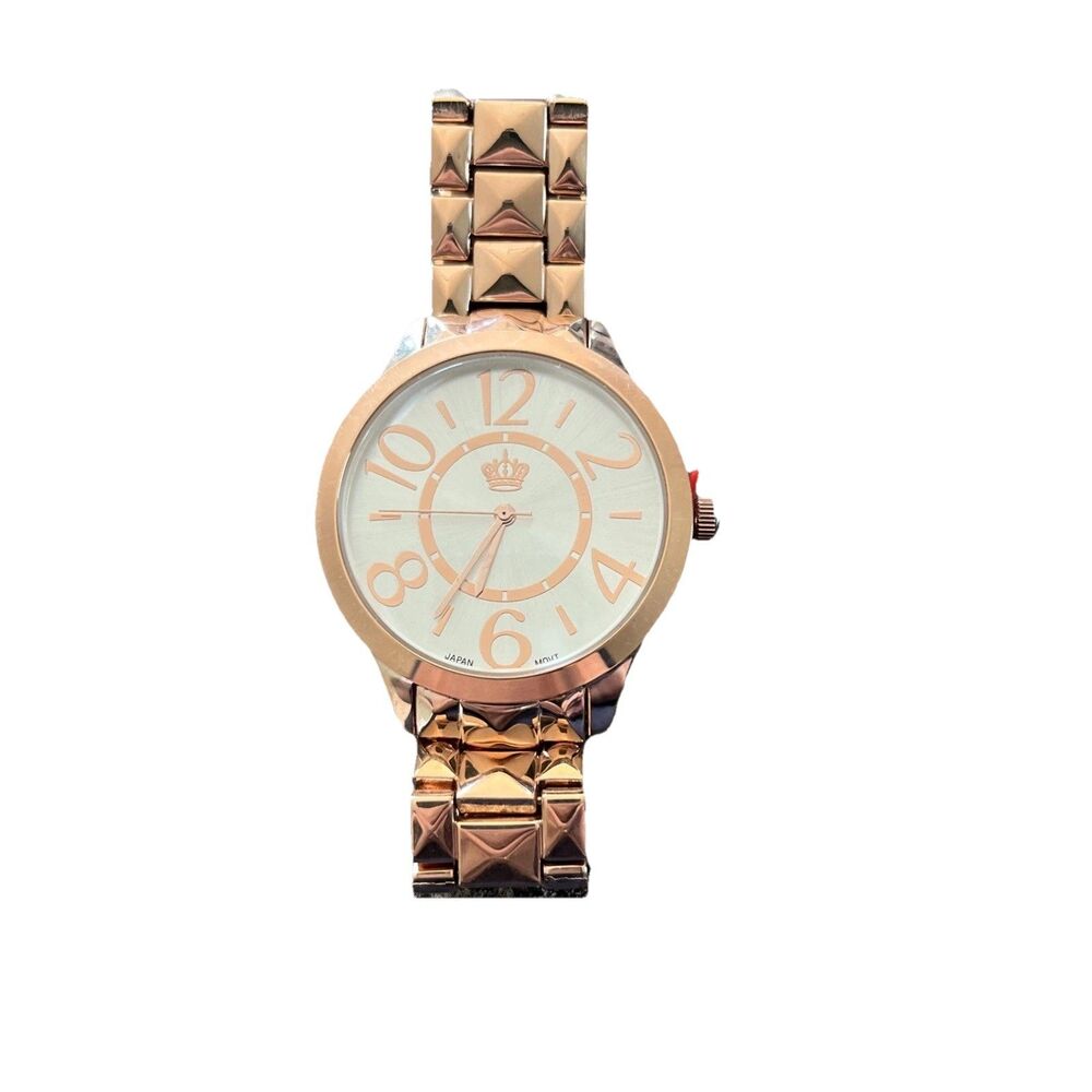 Premier Designs Watch Rose Gold Large Nunbers Japan needs Battery
